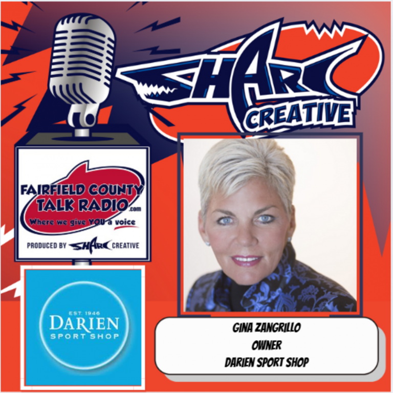 Episode 216: Darien Sport Shop Holiday Podcast 2025, featuring Gina Zangrillo